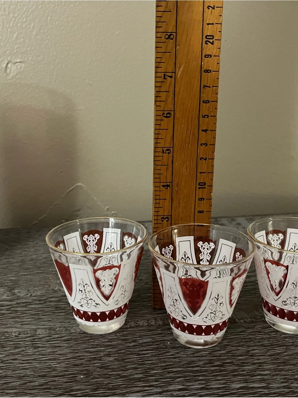 Vintage MCM barware set by the Libbey Glass Company